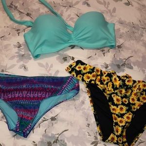 Swim suit top and bottoms